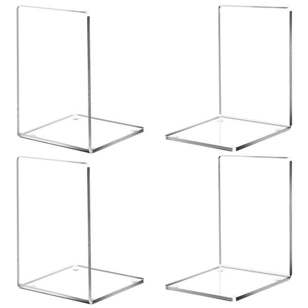 Bogstøtte Akryl 4-pak Transparent