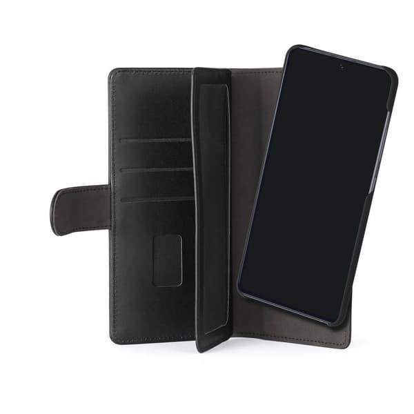 Wallet 2-i-1 7 Kortrum Sort - Samsung S20