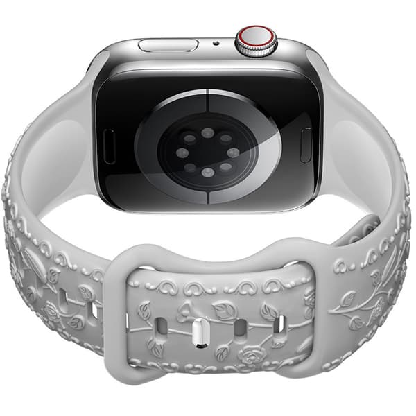 Silikonerem til Apple Watch Grey 20 mm