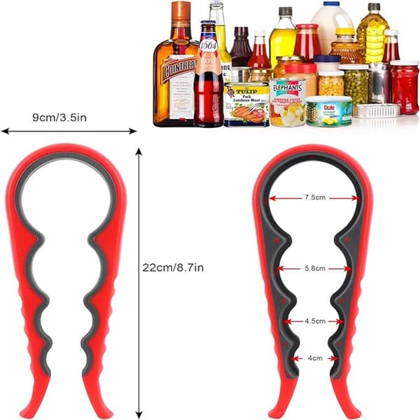 4-i-1 multifunktionell konservöppnare