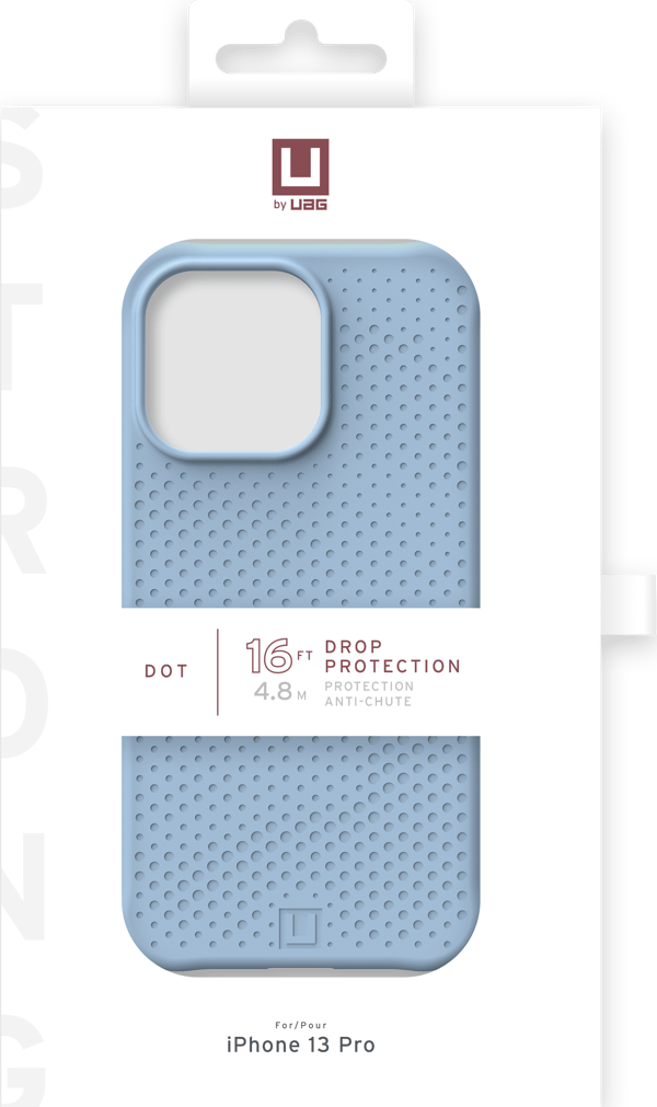 iPhone 13 Pro Max U Dot Cover, Cerulean