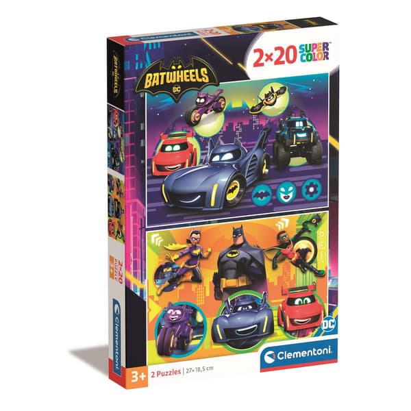 Puslespil 2x20 Pcs Batwheels