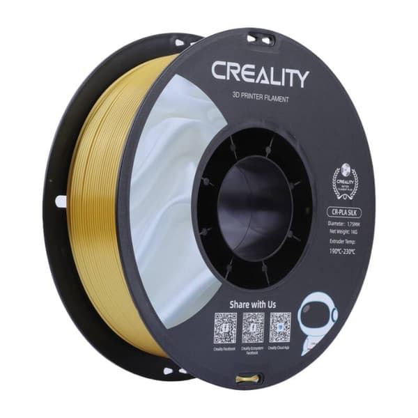 CR-Silk PLA Filament Creality (kulta)
