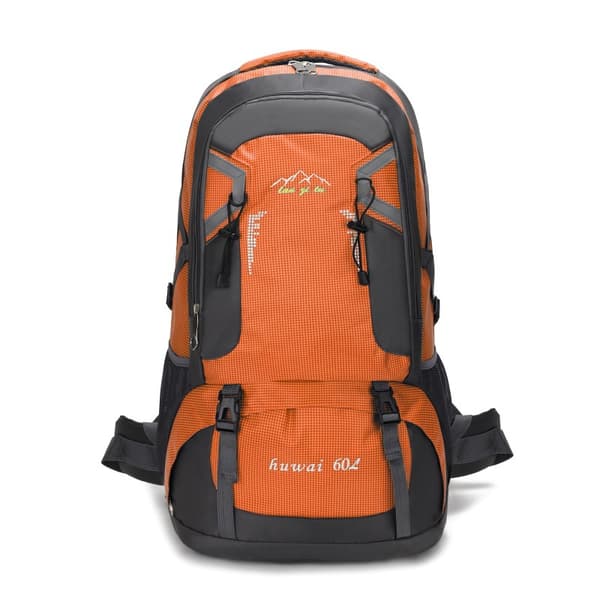 60L Ryggsäck för Bergsbestigning & Vandring Orange