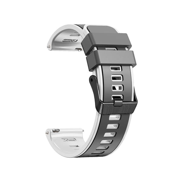 Silikonklokkerem for Garmin Venu 2-serien White+Grey Select