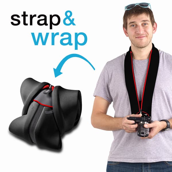 mera Wrap/Rem 50 Spejlløs Sort/Rød