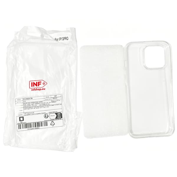 Deksel til iPhone 13 Pro TPU gjennomsiktig