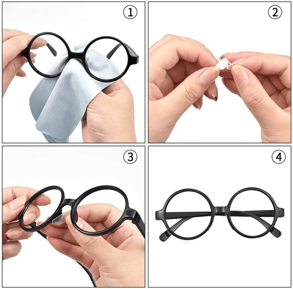 Nesebeskyttelse for briller 10 par Transparent L