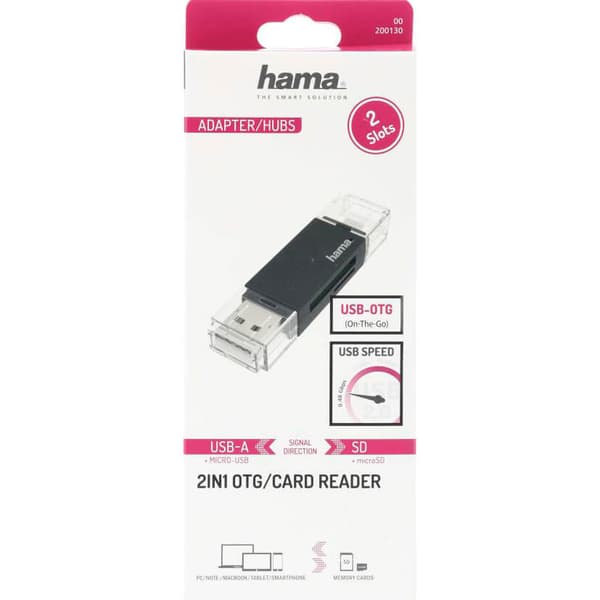 Kortleser USB-A Micro-USB SD/microSD