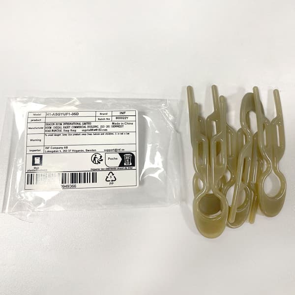 Franske hårnåler, U-formet, 5 stk. Beige