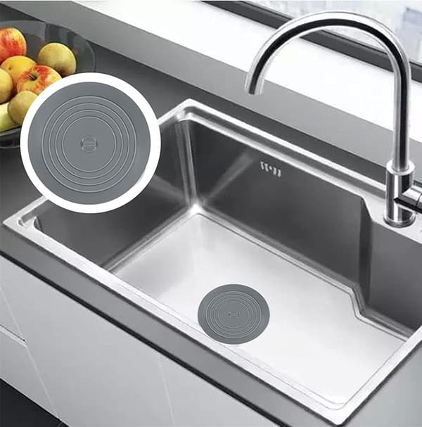 Propp til vaskekum, 15 cm Grey 15 cm