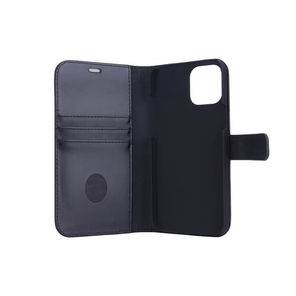 Lompakko iPhone 12 Pro Max Säteilysuojattu 2in1 RFID Musta