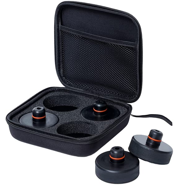 Løftepute for jekk, 4-pakning Black