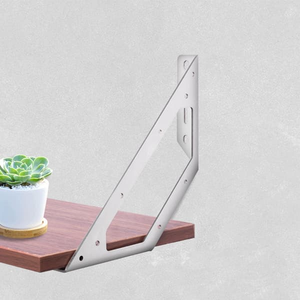 Kraftige hjørnebeslag i rustfrit stål - 2 stk.