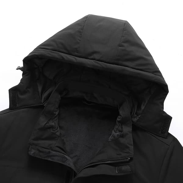 Musta lämmitetty takki - Dual Control 9 vyöhykettä 4XL
