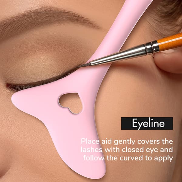 Eyeliner malli stensiili Pink