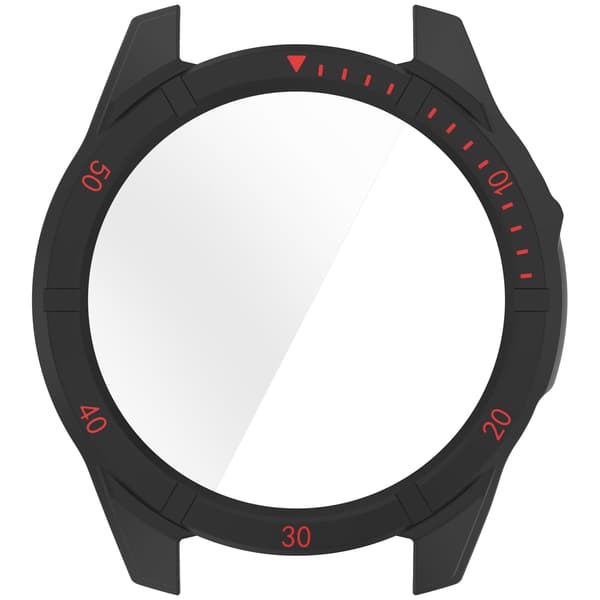 Garmin Fenix 8 Watch Protective Case Black+Red 47MM