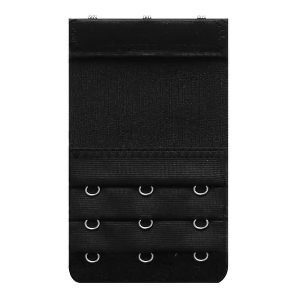 Bh-förlängningar 3 rader 3 krokar 6-pack Black&White