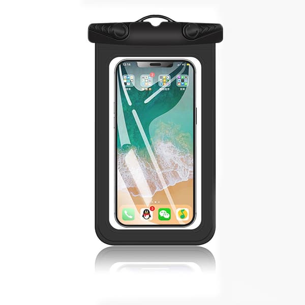 Vandtæt mobiltaske 7 tommer Black
