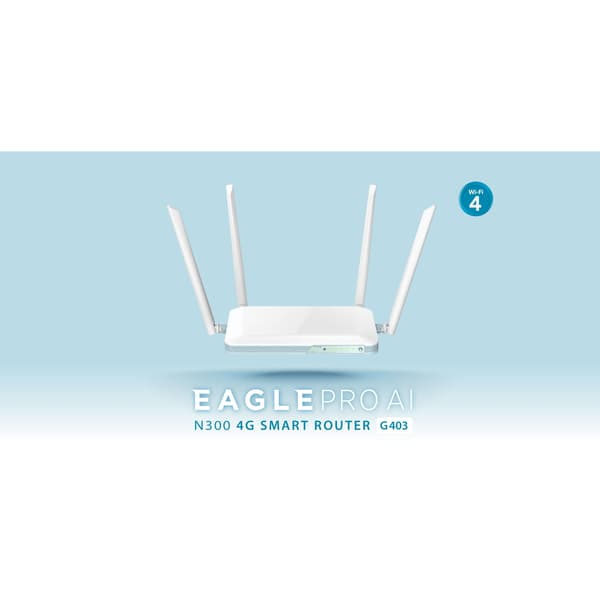 G403 Eagle Pro AI N300 4G Smart Router