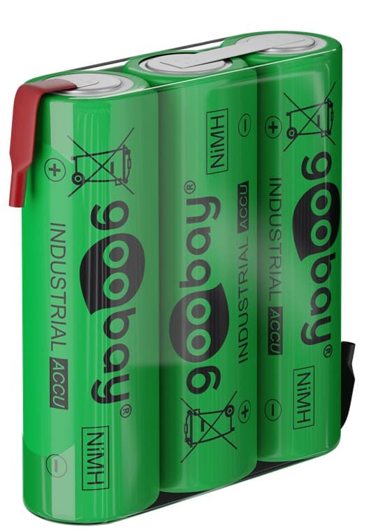 3x AA (Mignon) oppladbare batterier - 2100 mAh