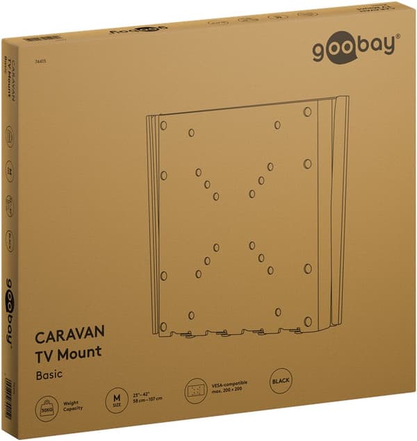 TV-vægbeslag Caravan FIXED (M)