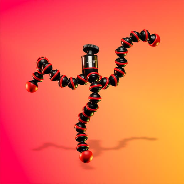 Telinesarja Älypuhelin GorillaPod Go 500 + GripTight 360 Red