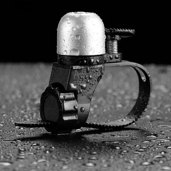 Pikalukitteinen Mini CB-20003 Polkupyöränkello Silver