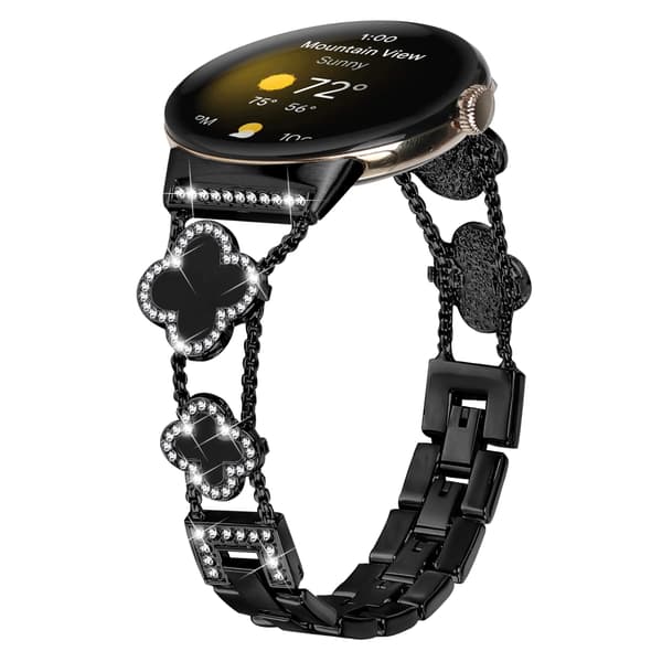 Cloverlink-ketju Google Pixel Watchille Black