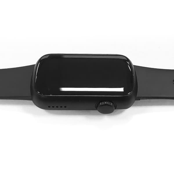 Smartklokke med  pulsmåler, søvnmåler, skritteller Black