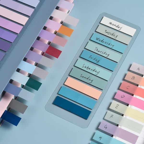 Selvklebende Transparent Notes 6-pack