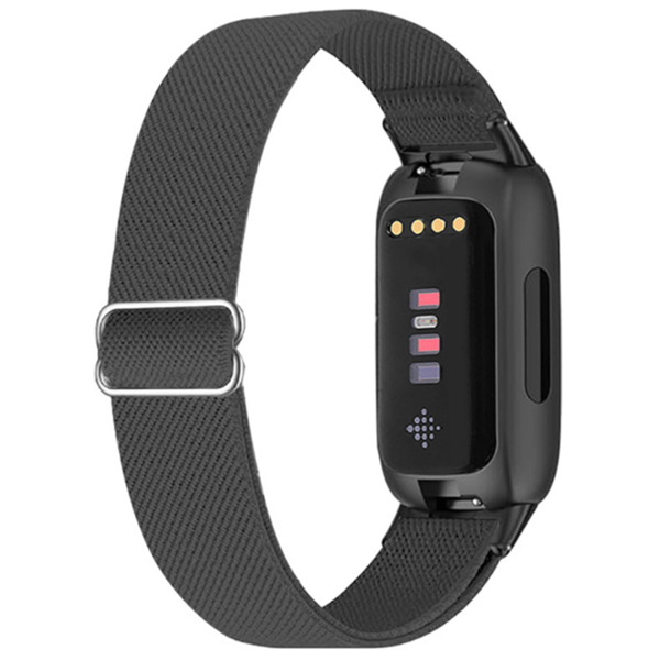 Fitbit Inspire 3 Armband i Elastiskt Nylon DarkGrey