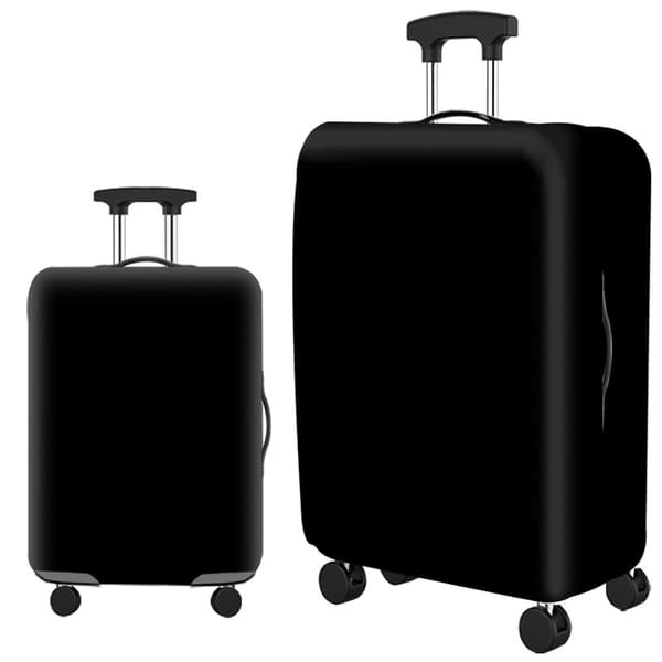Bagageskydd - Förtjockat resväskeskydd i polyester Black S