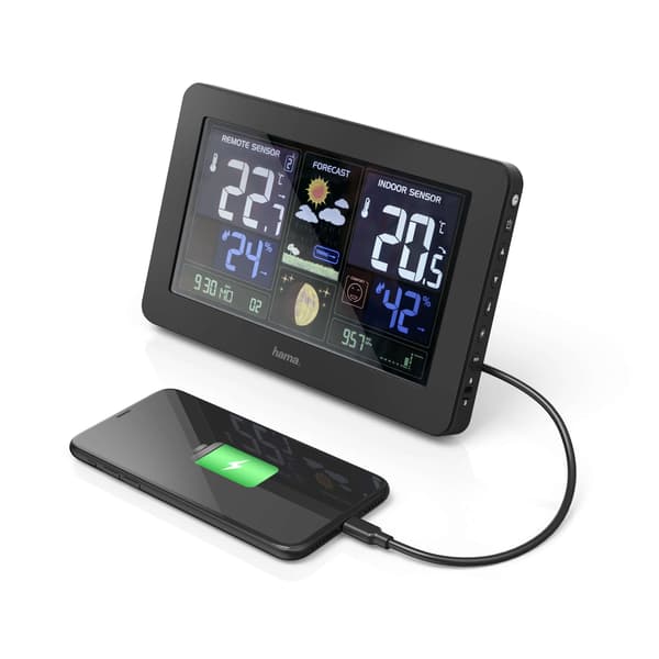 Väderstation Premium Inkl. USB-laddning