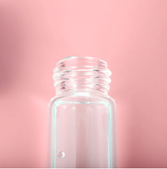 Liten Refill Flaska för Parfym Återfyllbar 5 ml 2-Pack Silver