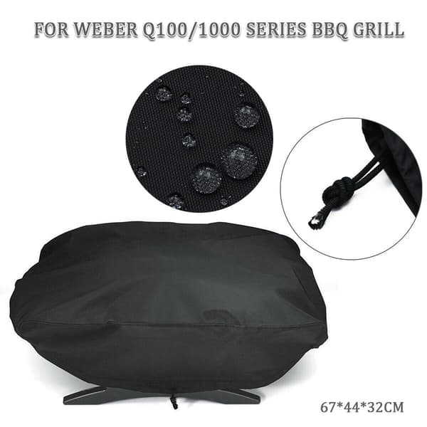 Weber Q1000 Grillin Suojus: Vedenpitävä & Pölytiivis Grillsuoja