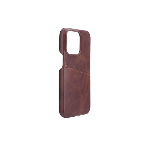 Mobilcover med Kortrum iPhone 13 Pro Brun