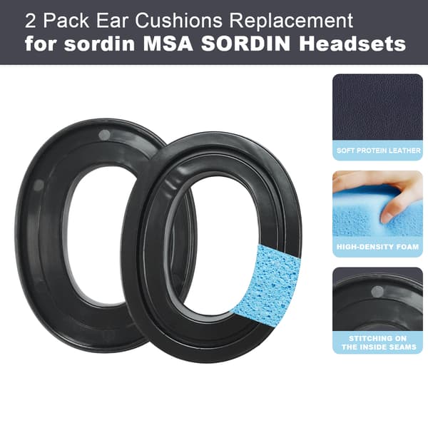 2-pack Öronkuddar för Sordin MSA SORDIN-Headset