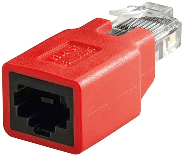 5e RJ45 cross-over modulaarinen sovitin, CAT 5e