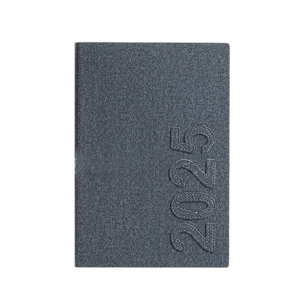 2025 A5 Daily Planner - musta