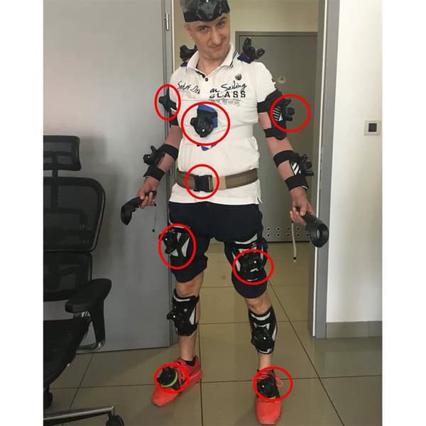 VR-sporingsstropper for hel kropp