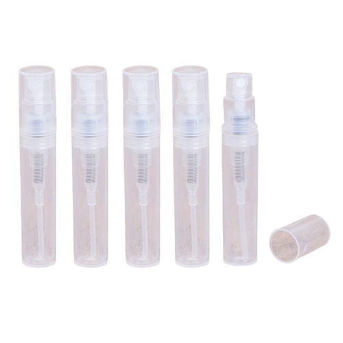 Liten parfymeflaske, 3 ml - 5 pakke Transparent 3 ml