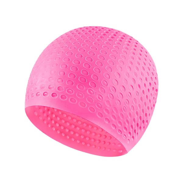 Silikonbubbla Badmössa - Bekväm och Skyddande Pink