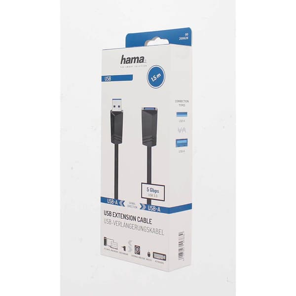 Cable USB Extension 3.0 5 Gbit/s 1.5m Black
