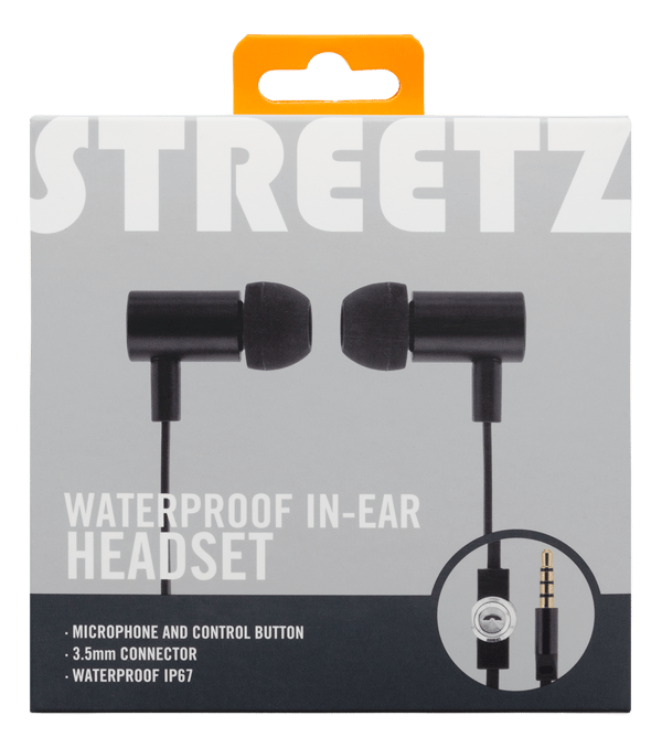 E200 Waterproof in-ear earbudsbutton 3.5 mm IP67