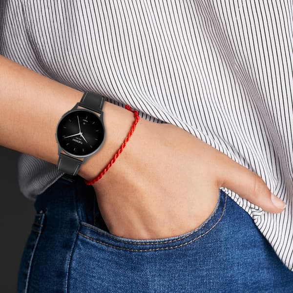 Xiaomi Watch S4 Premium læderrem Black 20 mm