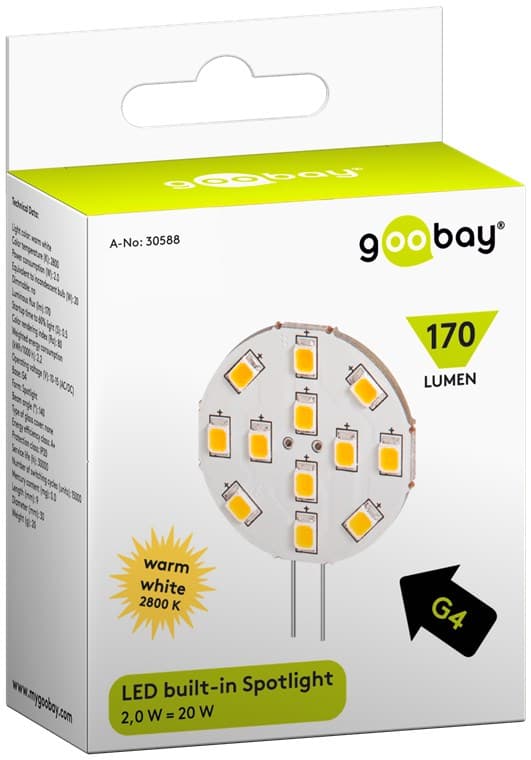 LED-kohdevalo, 2W