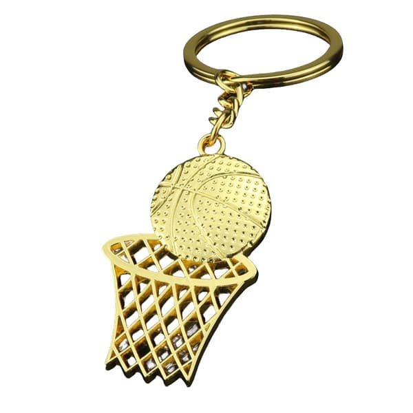 Basketboldnøglering NBA Fan Gave Gold