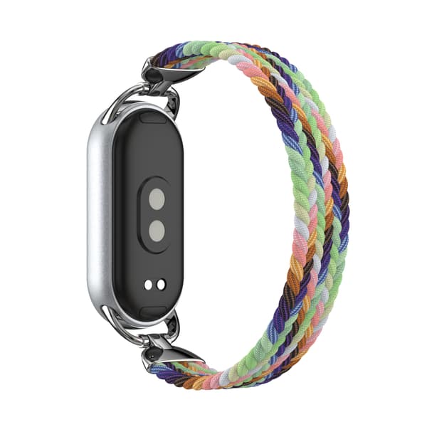 Stilig Elastisk Nylon Xiaomi Mi Band 9 Stropp Armbånd
