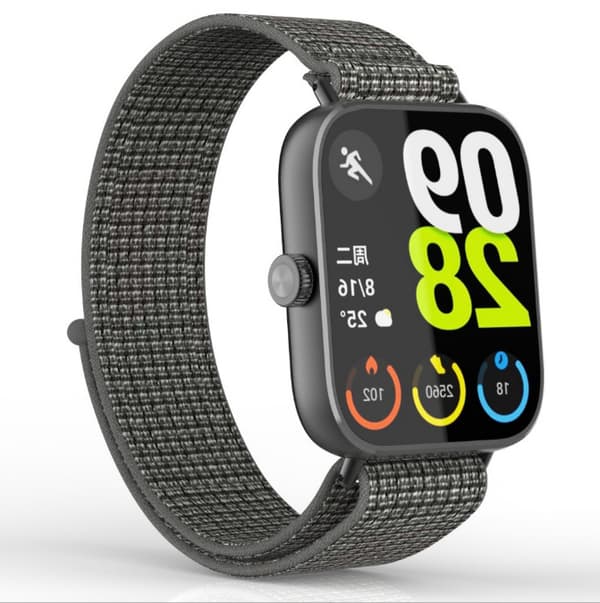 Redmi Watch 5/4 flätad nylonrem Grey